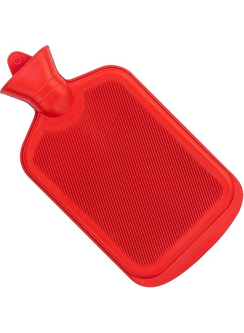 Reusable Rubber Hot Water Bottle – Hot & Cold Therapy for Body Pain and Menstrual Cramps - Image 1